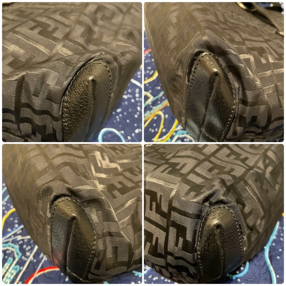 Fendi Black Zucca Tote Bag - Picture 2 of 16